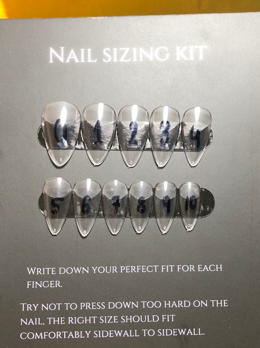 Sizing kit